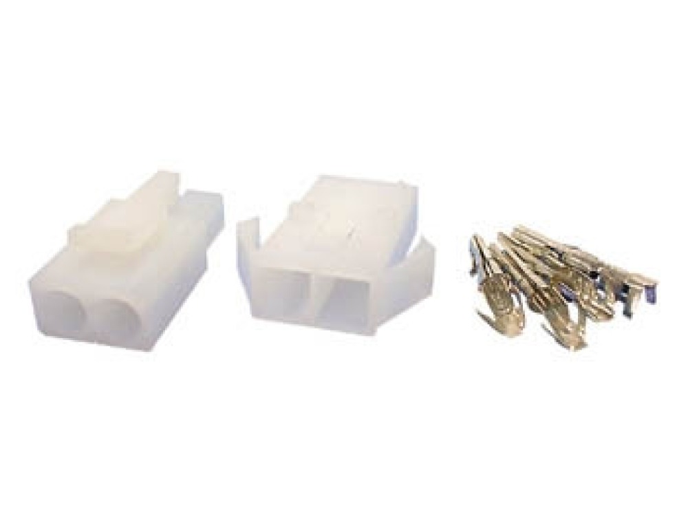 Multifunktionssteckerset 6,2 mm 1 x 2-polig für Kabel von 0,5 bis 2,1 mm² 50 V 10a