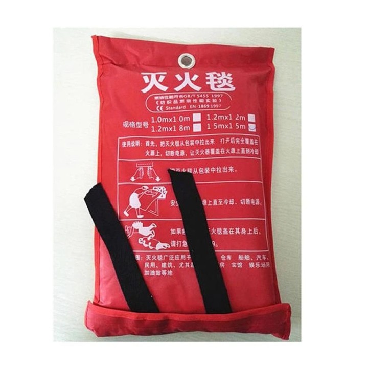 Blanket approved fire blanket with a metal case for wall installation fire fire retardant treated woolen blanket metal case for