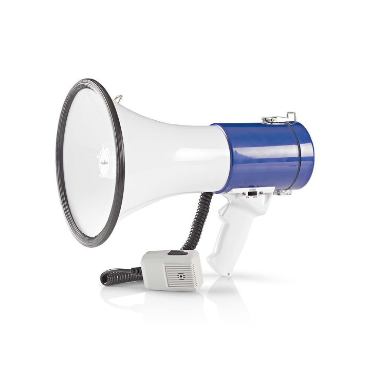Megáfono 20w 25w 30w 300 1500m 135db MEPH200WT sirena micrófono megáfono hombro correa micrófono
