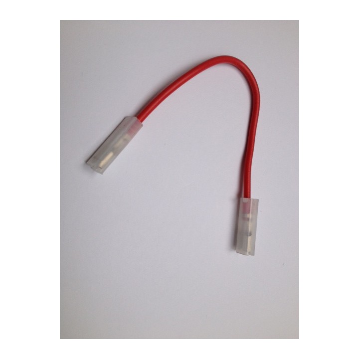 28cm red cord 2 faston 6.3 x 0.8 mm female to female 12v battery 6v battery 1ah, 6ah, 7ah