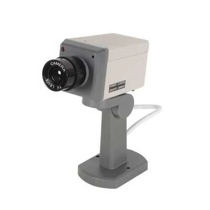 3 dummy camera + led + support video surveillance fake security cameras dummy camera led support fake security system dummy vid