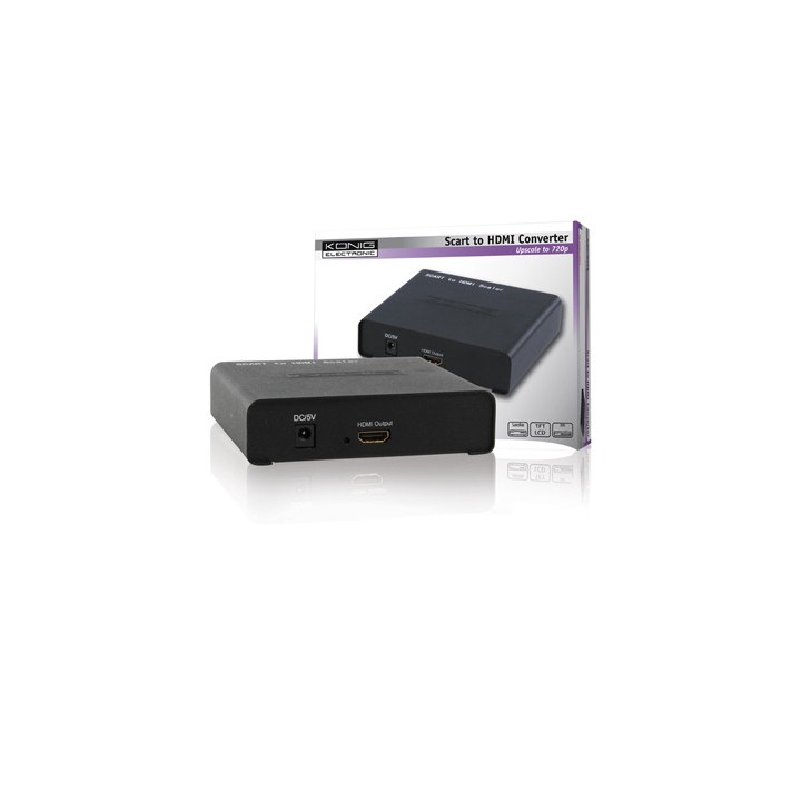 Converter scart-buchse auf buchse hdmi high speed ??auflösung 720p 5v kn-hdmicon40
