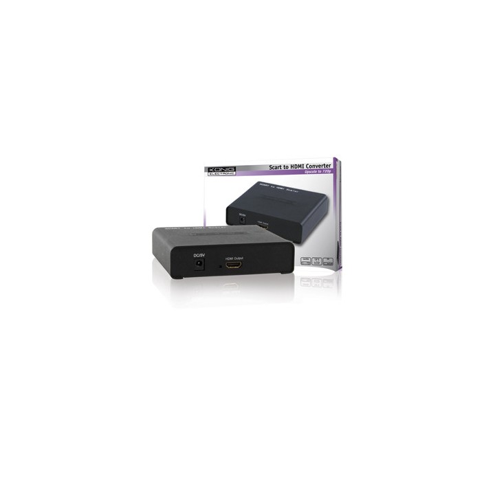 Converter scart-buchse auf buchse hdmi high speed ??auflösung 720p 5v kn-hdmicon40