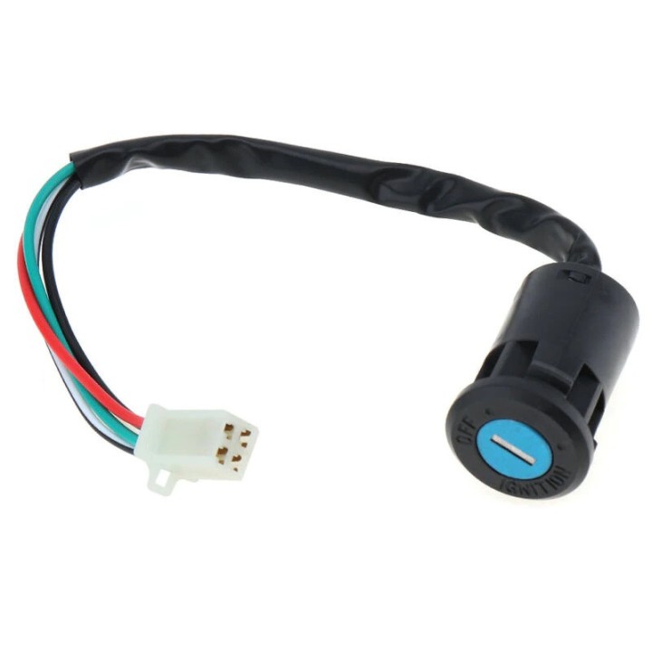 Universal Switch Switch 2 Key 4 Pin Wire For Motorcycle ATV Go off Kart ATV Quad