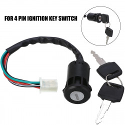 Universal Switch Switch 2 Key 4 Pin Wire For Motorcycle ATV Go off Kart ATV Quad