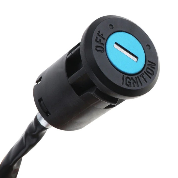 Interruptor de interruptor universal, 2 llaves, cable de 4 pines para motocicleta, ATV, Kart, ATV, Quad