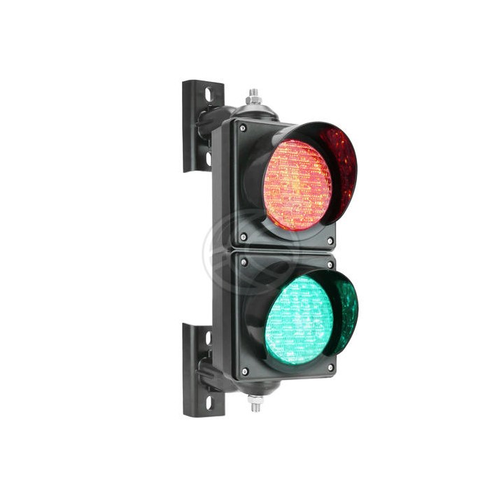 IP65 Außenampel 2 x 100mm 220V LEDs grün und rot SM31 Semaphor Lichter eclats antivols - 3