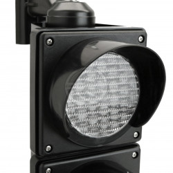 Semaforo esterno IP65 2 x 100mm 220V LED luci semaforo verdi e rosse SM31 eclats antivols - 1