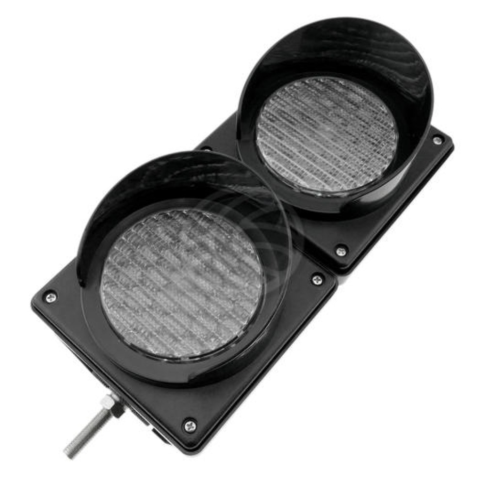 Semaforo a 2 luci verde rossa 220vca segnalatore ottico luce fissa accesso parcheggio garage ea - 3