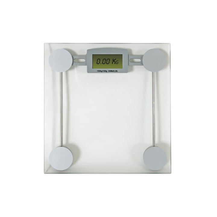 Person weighs digital lcd scale kilo weight cbal1 velleman - 1