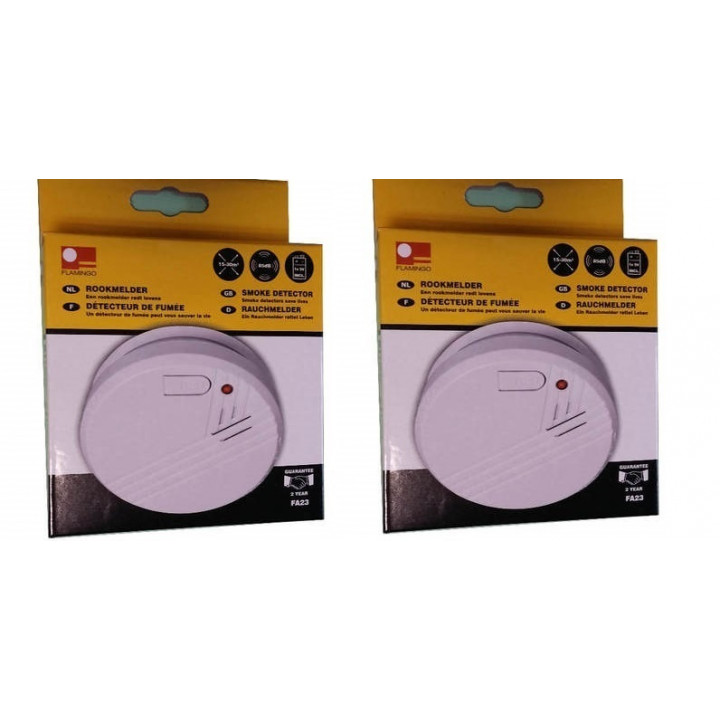 2 rauchmelder buzzer 9vdc sicherheitstechnik brandschutzartikel zubehor fur alarmananlage rauchdetektor rauchsensor brandschutz 
