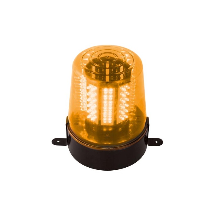 gyrophare 108 links Orange 12v + 220v alim girophare effet light-vdllplo1 velleman - 1