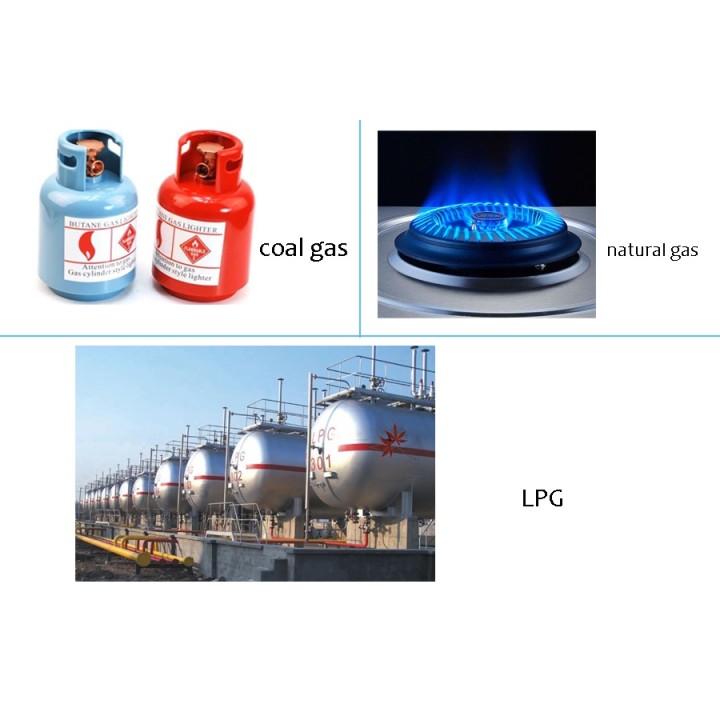 AC 220V Standalone Natural Gas Alarm Coal gas Leaking detector NC NO relay Output