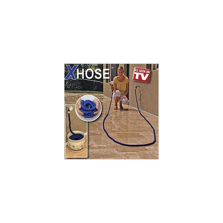 Extensible hose watering hose 50 feet 15m retractable retracts xhose own home garden xhose - 4