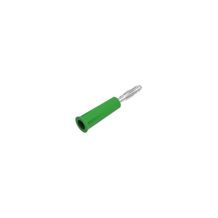Pjp formulario de contacto ø 4 mm macho plátano verde co1060v