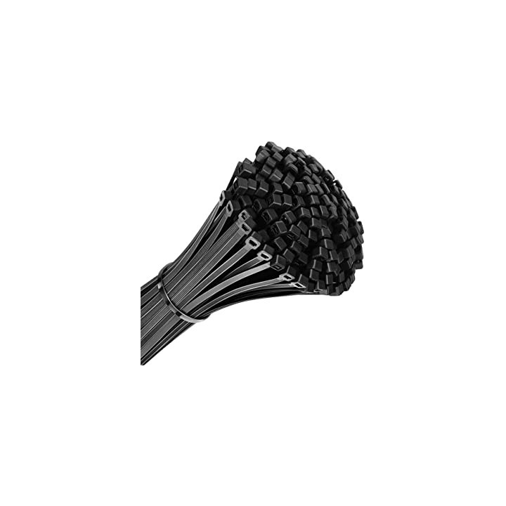 Collier serre cable tirap noir 00 x 2.5 mm (100 pieces) traction maxi 8,2 kg  quseca100-205-n