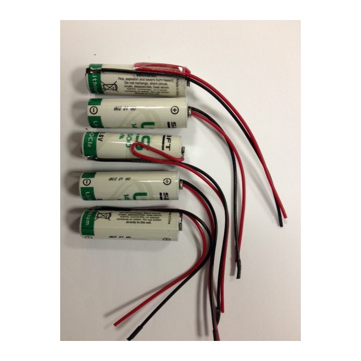 5 pilas lithium ls 14500 saft aa 3.6v 2400mah ls14500 battery er6h ls14500c ltc17c tl5104 er6aa jr international - 3
