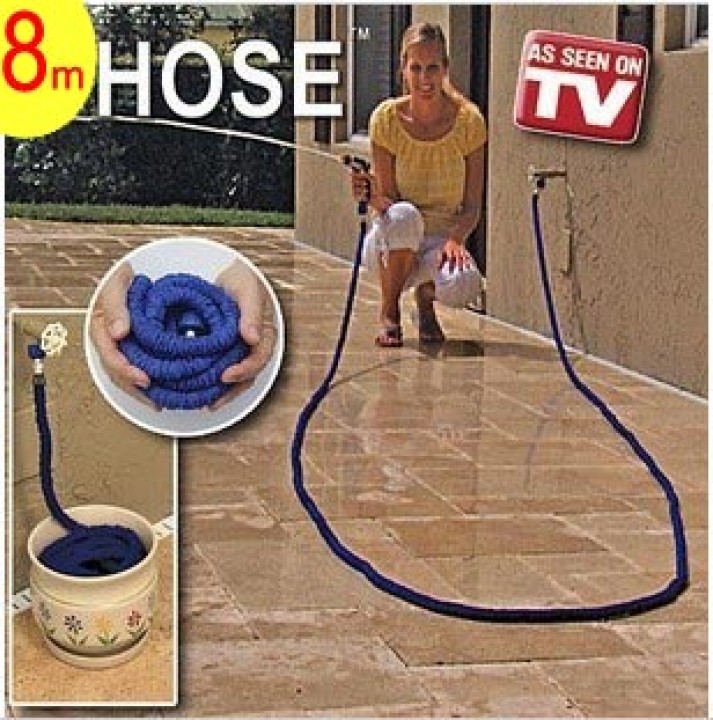 Extensible de manguera de riego manguera de 7,5 m x retrae retráctiles xhose jardín propio hogar xhose - 1