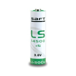 Litio saft ls 14500 2400mah 3.6v aa ls14500 cr14505 er6h ltc17c tl5104 er6aa ls14500c saft - 1