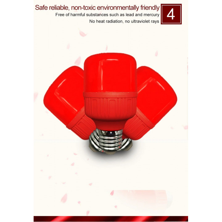 Bombilla led e27 220v 5w farolillo rojo festivo festivo lámpara de Navidad ahorro de energía
