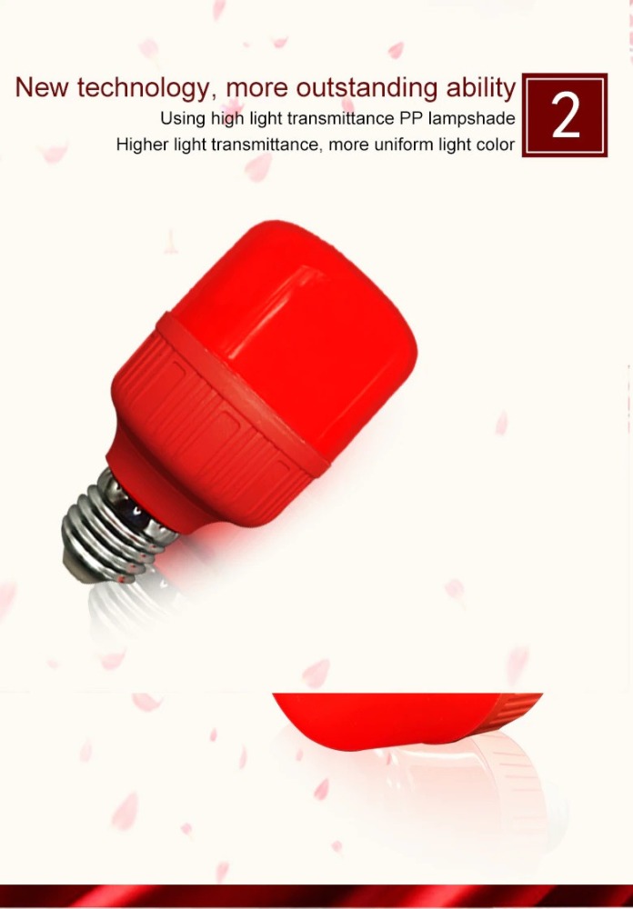 Lampadina a led e27 220v 5w lanterna rossa vacanza festiva lampada natalizia a risparmio energetico