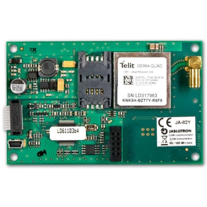 Gprs gsm dialer e voice ja-82y per la centrale anti-intrusione jablotron oasis 80 ja80 ja82 jablotron - 1