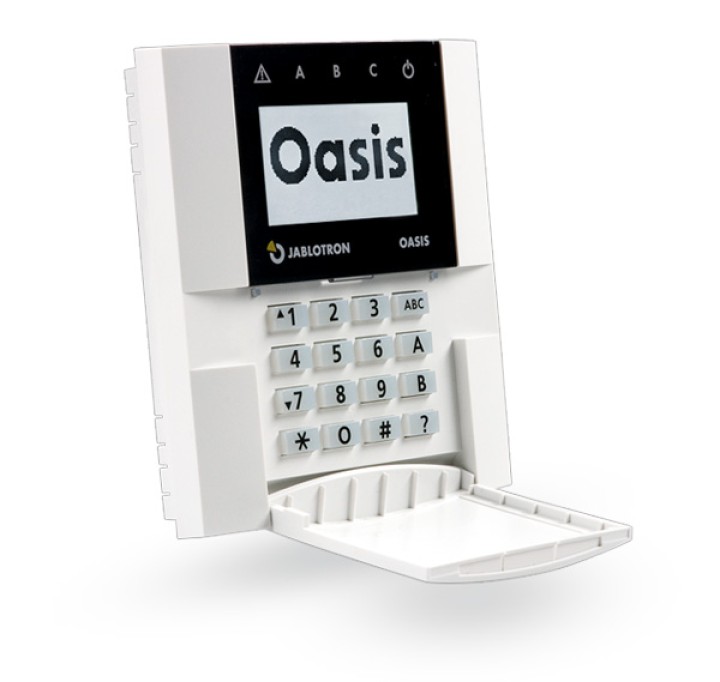Wired keyboard ja-81e für alarmzentrale jablotron oasis ja80 ja82 jablotron - 1