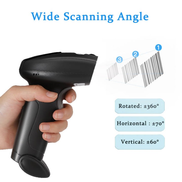 Lecteur de code barre scanner douchette 80mm barcode usb