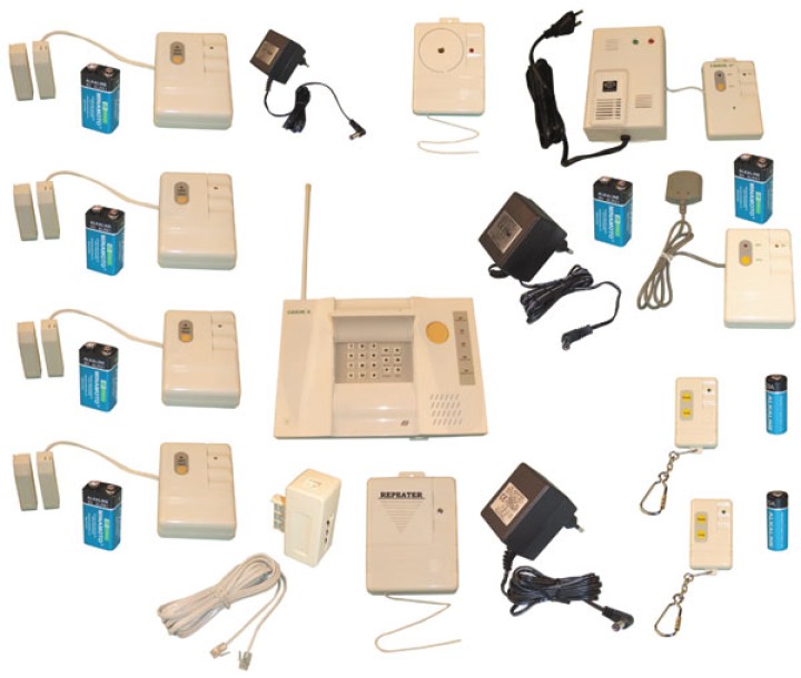Kit allarme superprofessionale senza filo 3 modi di detezione 433mhzi super pro sistema allarme senza filo casa negozio deposito