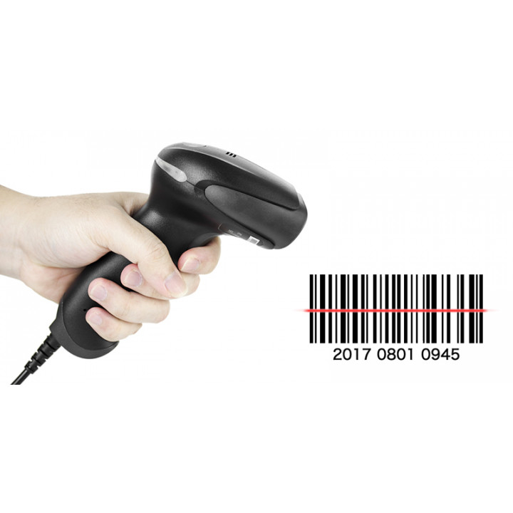 Pistola scanner per codici a barre lungo raggio konig