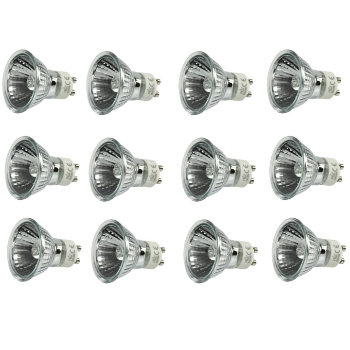 10 lámpara electrica iluminacion halógena gu10 50w 230v iluminaciones electricas lamparas halogenas