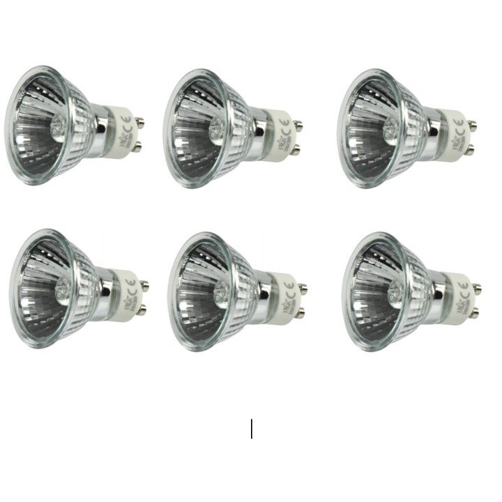 Lot de 5 ampoule halogène gu10 240 v diamètre 50 mm 4 000 h