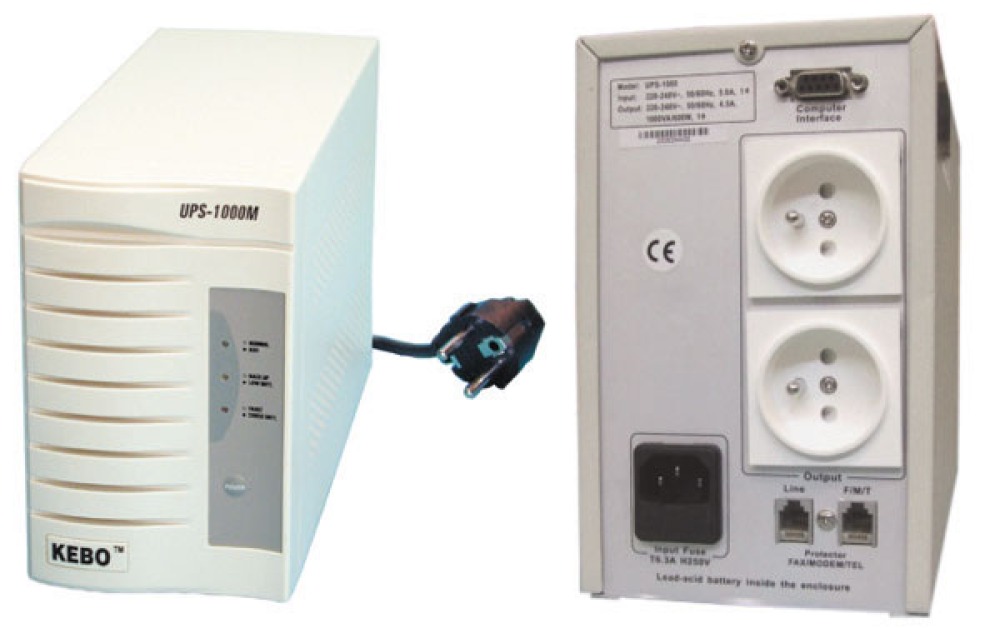 Inversor de corriente 220vca 1000va onduladores ups jr international - 1