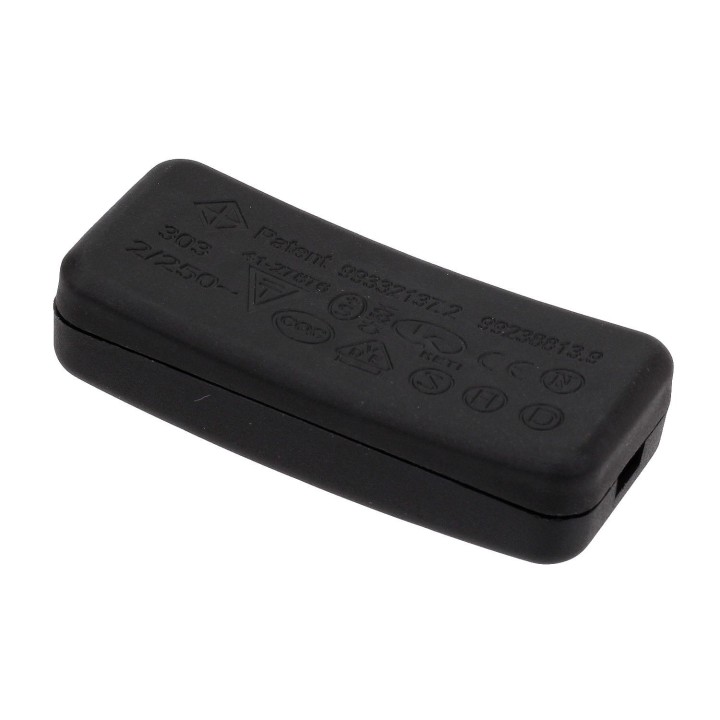 Interrupteur bipolaire noir 2.5a 2 fils 485391 cogex - 3