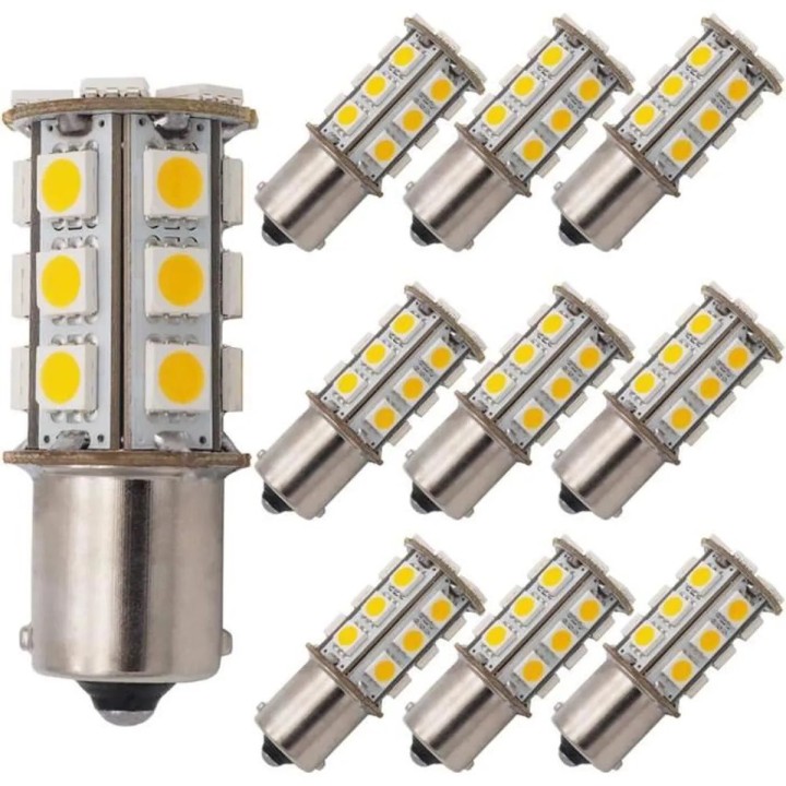 2 x 1156 ba15S White 24 led Car Bulb Lamp Brake Light SMD 2713
