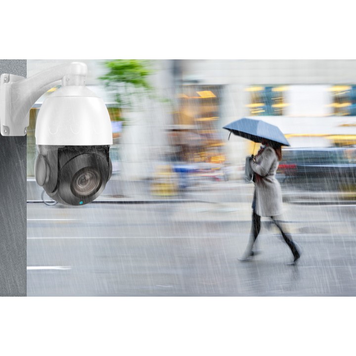 Video-Dome PTZ IP POE HD 8 MP Wireless ZOOM 200X SD-Anschluss 256 GB ONVIF IMX415 Dahua