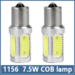 2 x 1156 ba15S s25 7.5w cob car led lamps tail brake headlight fog turn signal bulbs replace hid xenon jr international - 1