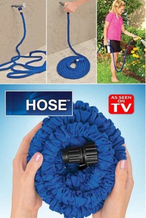 Flexibler schlauch gartenschlauch x 7.5m + multifunktions-4 jets spritzpistole  einziehbare fährt xhose eigenen hausgarten xhose
