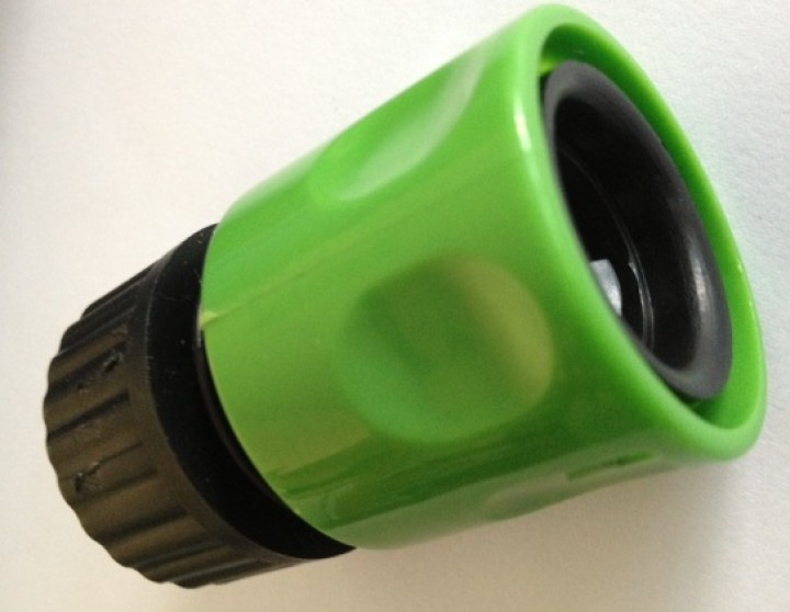 Garden faucet adapter 3/4 automatic watering hose connector fitting euro extensible jr international - 2