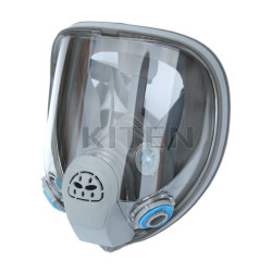 Maschera antigas respiratoria 6800 en136 + 2 filtri cartuccia di protezione chimica coronavirus covid-19 hwydo - 5
