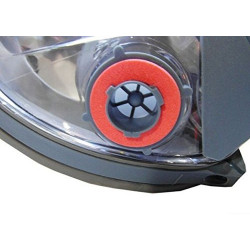 Respiratory gas mask 6800 en136 + 2 filters chemical protection cartridge coronavirus covid-19 hwydo - 7