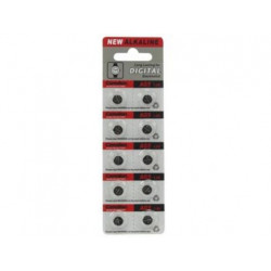 Battery 1,55v button battery 65ma ag5 v393 sr754w sr48 ws6 rw48 r393 r393 15 sb b3 sr754w sr48 ws6 lr754 ag5 velleman - 1
