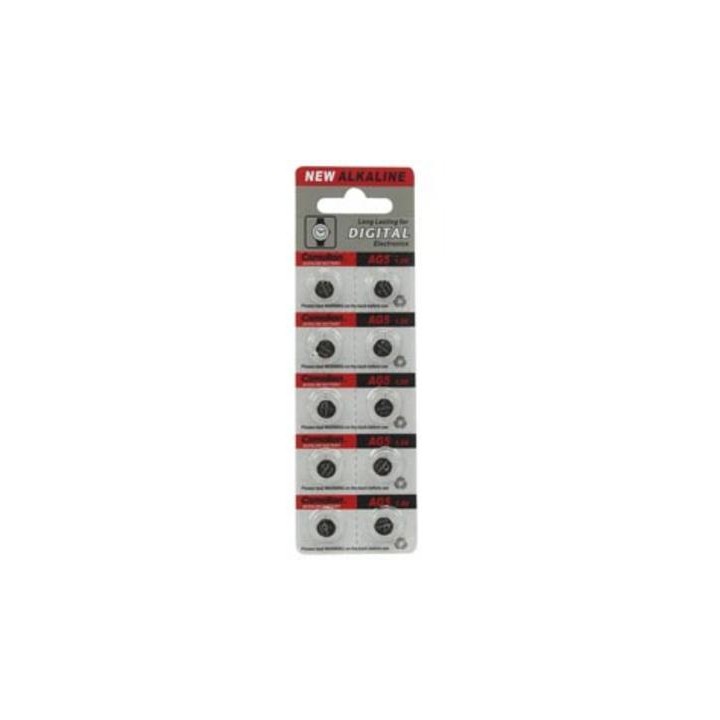 Battery 1,55v button battery 65ma ag5 v393 sr754w sr48 ws6 rw48 r393 r393 15 sb b3 sr754w sr48 ws6 lr754 ag5 velleman - 1