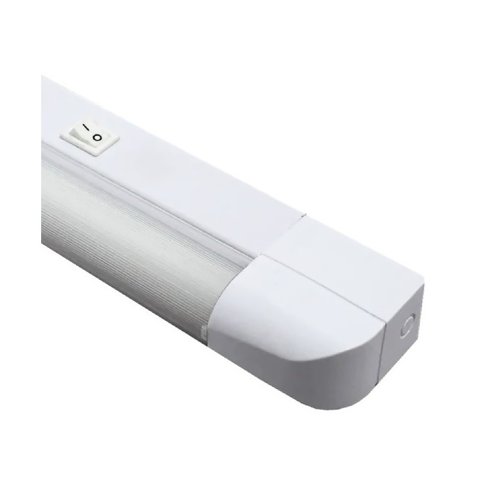 Portatubo fluorescente 220vca + tubo fluorescente bianco 1.20m neon fluorescente illuminazione