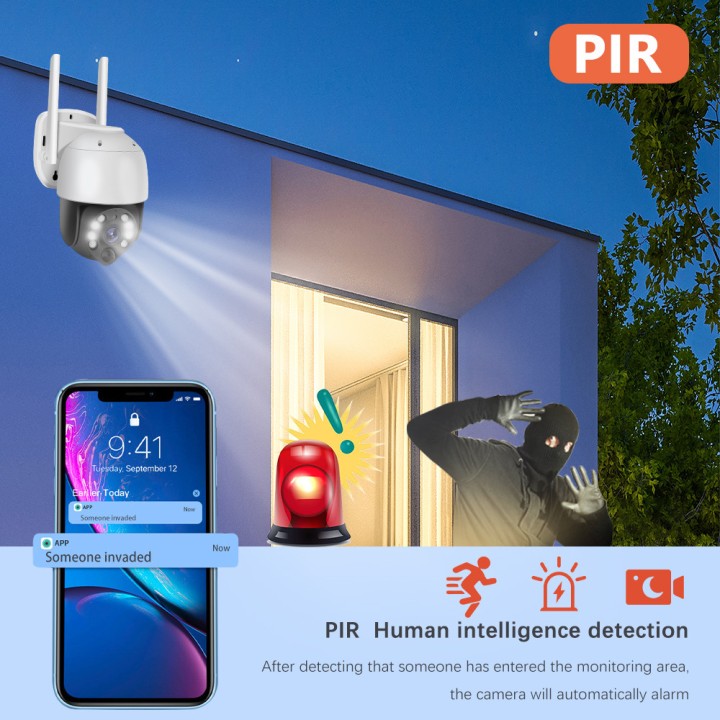 4G Sim Karte Outdoor 3MP Kamera Wifi Batterie Solarbetriebener GSM Home Security Schutz Cctv Videoüberwachung Wireless