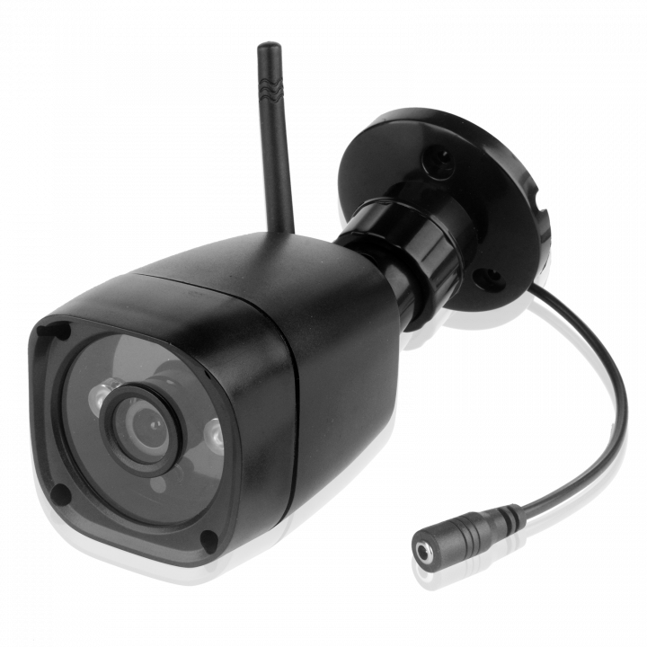 Système de sécurité domestique moniteur video 7 " 1 caméra sans fil, 2.4G SD dvr 4 canaux