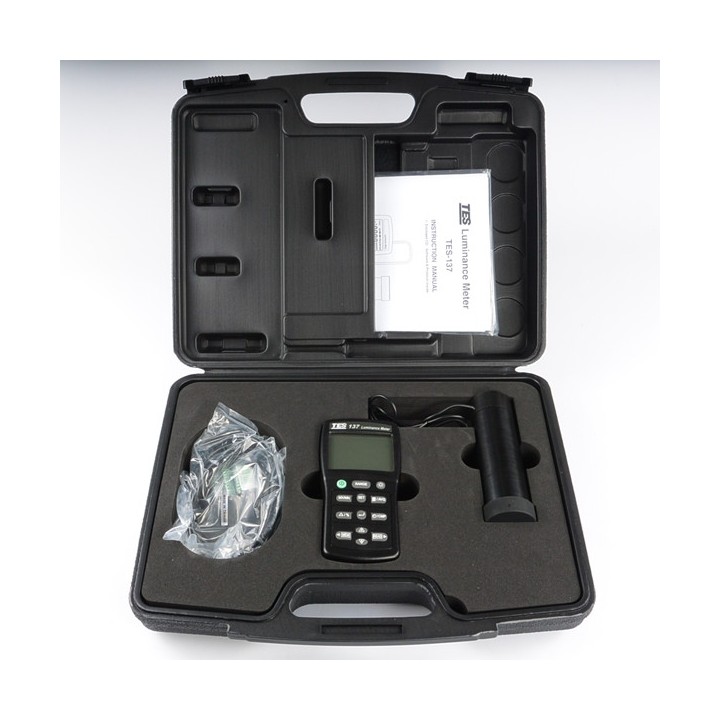copy of Luminance Meter TES-137 Dual 4 Digit LCD Display tes137 Brightness Tester Lux Meter