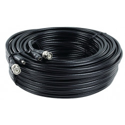 König 30 m security coax cable rg59 + dc power jr international - 1
