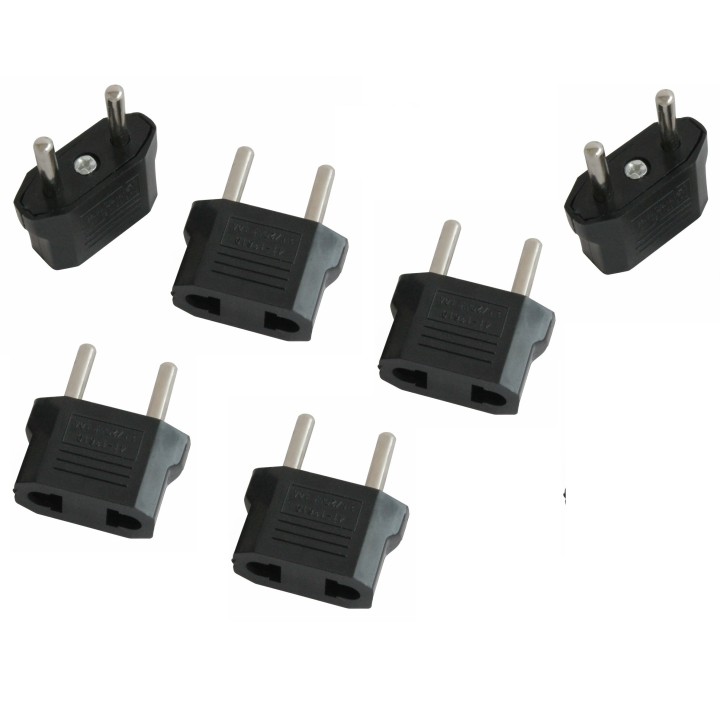 6 X Reise-adapter-stecker china japan kanada uns elektrischen sektor zu euro-stecker-wandler asia