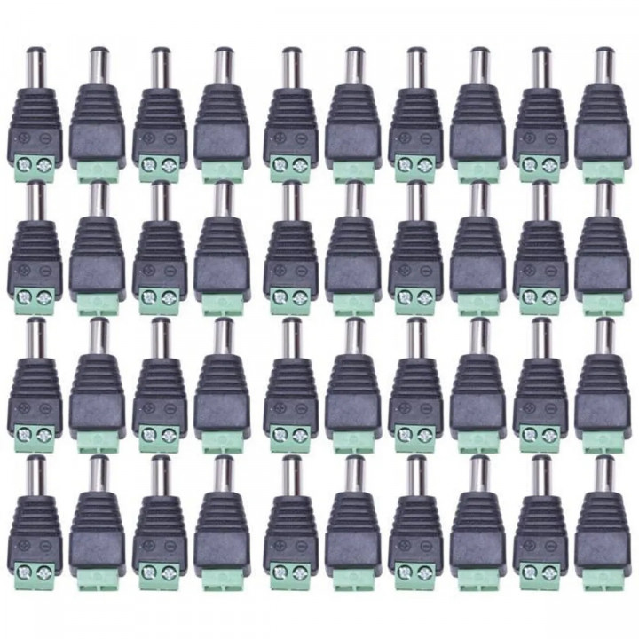 5.5 x 2.1mm DC plug to male connection screws 5 pcs CD022